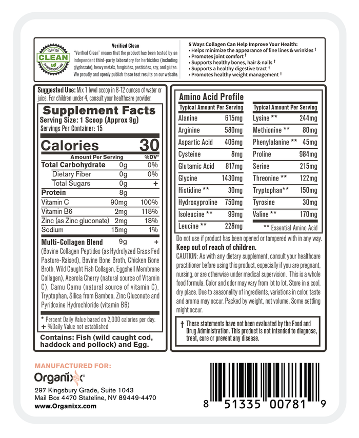Clean Sourced Collagens