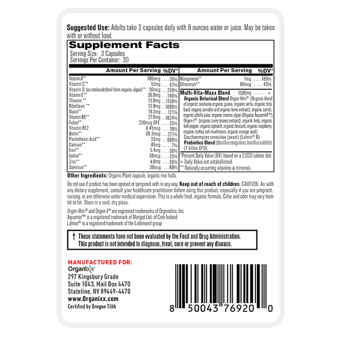 Clean Sourced Multivitamin