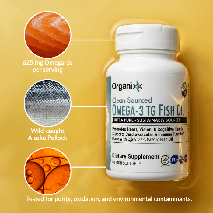 Clean Sourced Omega-3 TG Fish Oil