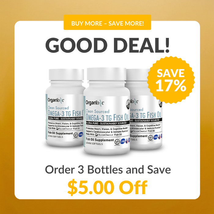 Clean Sourced Omega-3 TG Fish Oil