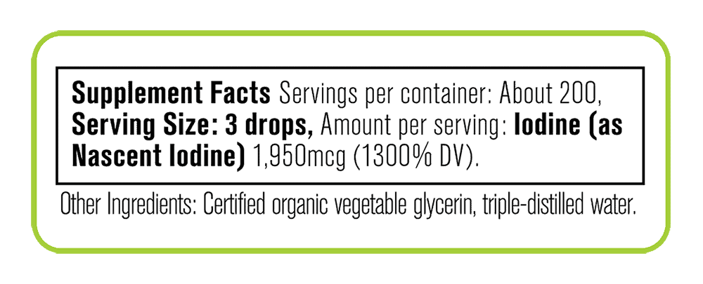 Iodine Label