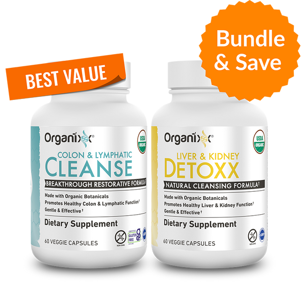 cleanse herbicide Organixx Cleanse & Detoxx Bundle