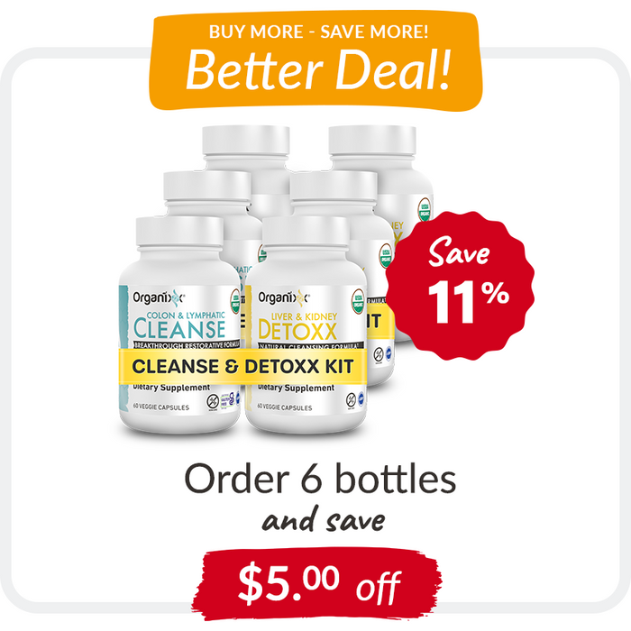 Cleanse & Detoxx Kit - Natural Full Body Detox | Organixx