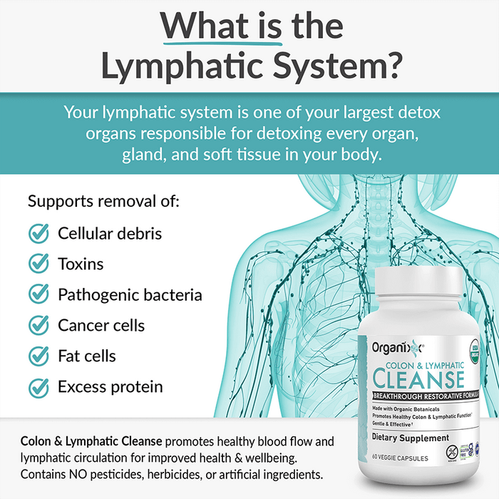 Cleanse Iner Organs Colon & Lymphatic Cleanse - 15-Day Cleanse and Detox | Organixx