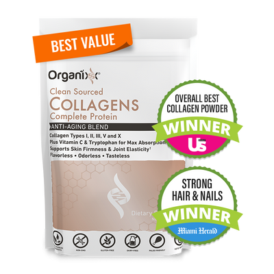 Clean Sourced Organic Collagens Powder | Organixx