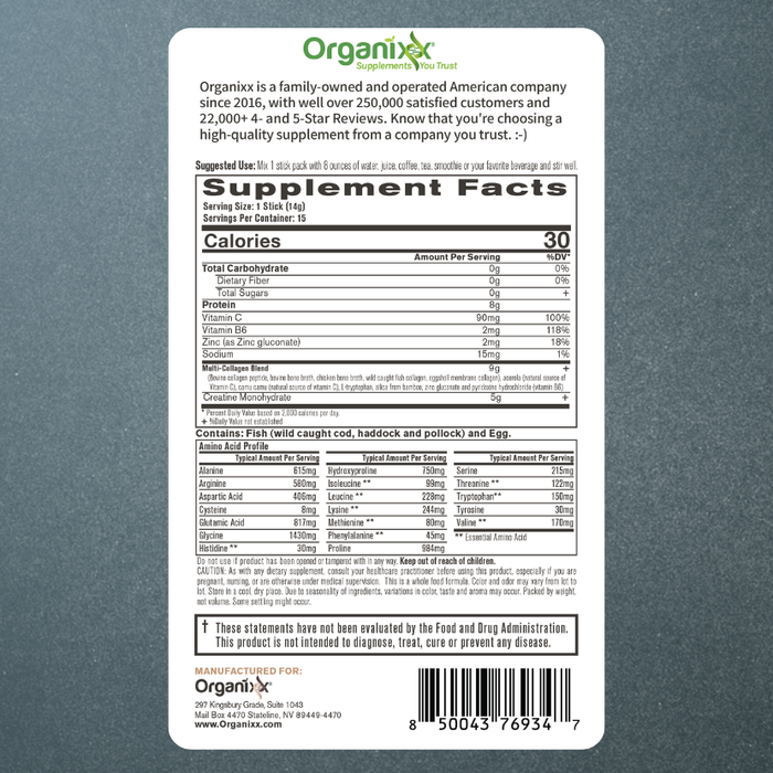 Clean Sourced Collagens + Creatine