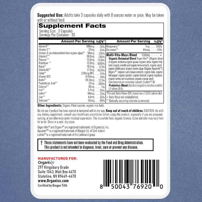 Clean Sourced Multivitamin