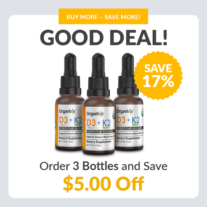 Vitamin D3 + K2