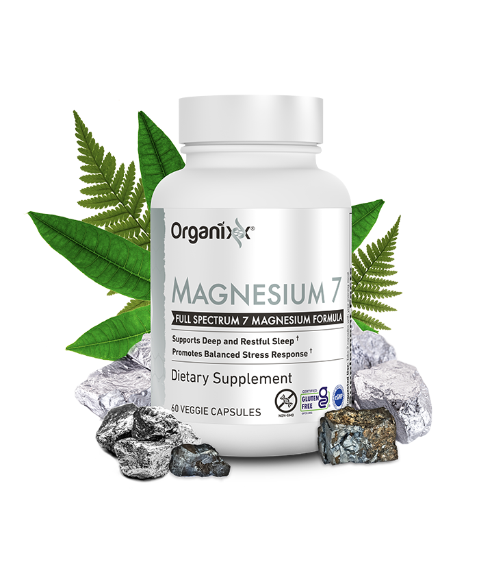 7 Forms Of Magnesium In One Pill Organixx Magnesium 7 – Full-Spectrum Daily Multi Magnesium Supplement