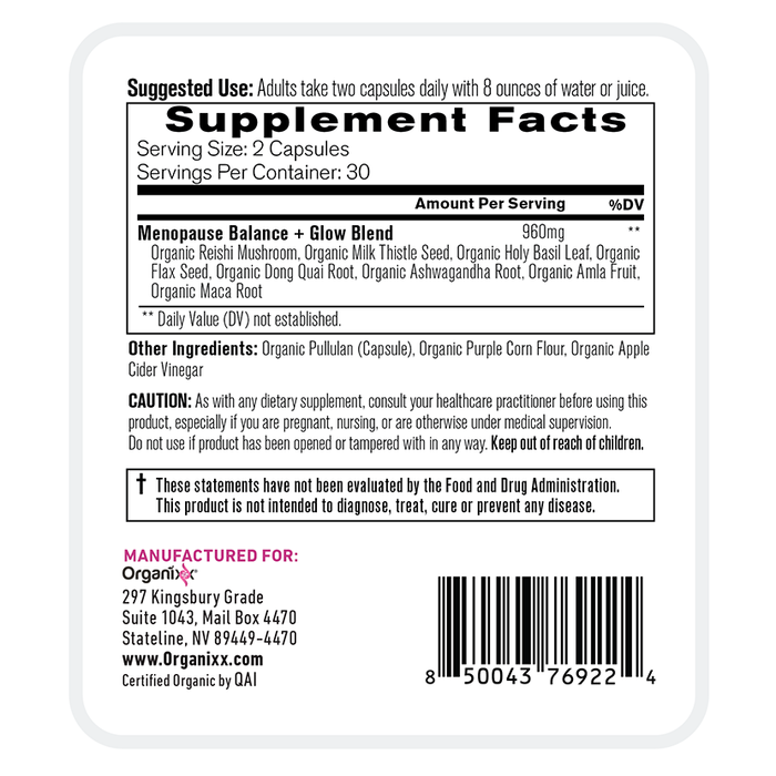 Menopause Balance + Glow