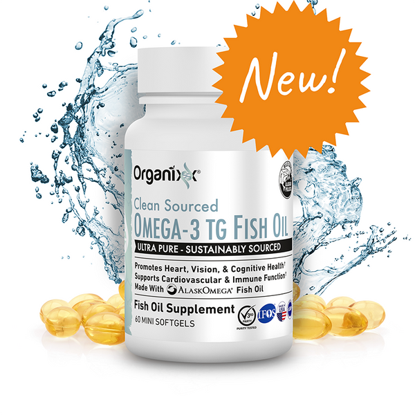 Organixx | Clean Sourced Omega-3 TG Fish Oil
