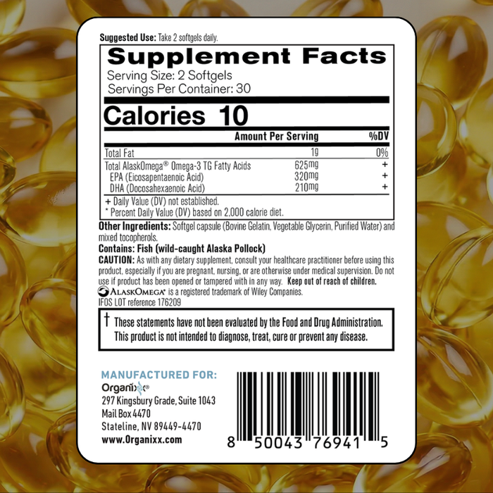 Clean Sourced Omega-3 TG Fish Oil