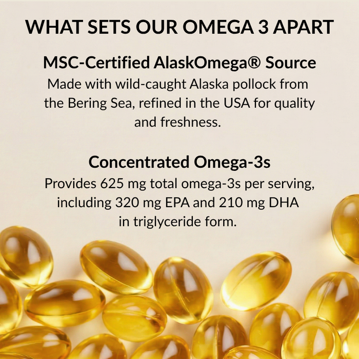 Clean Sourced Omega-3 TG Fish Oil