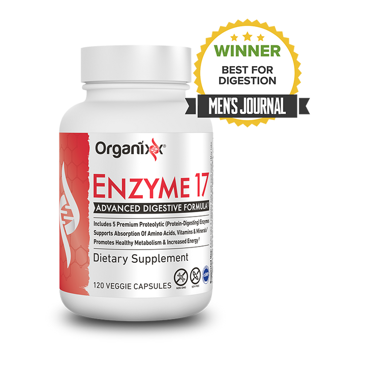 Organixx Enzyme 17 – Award-Winning Complete 17 Enzyme Complex with