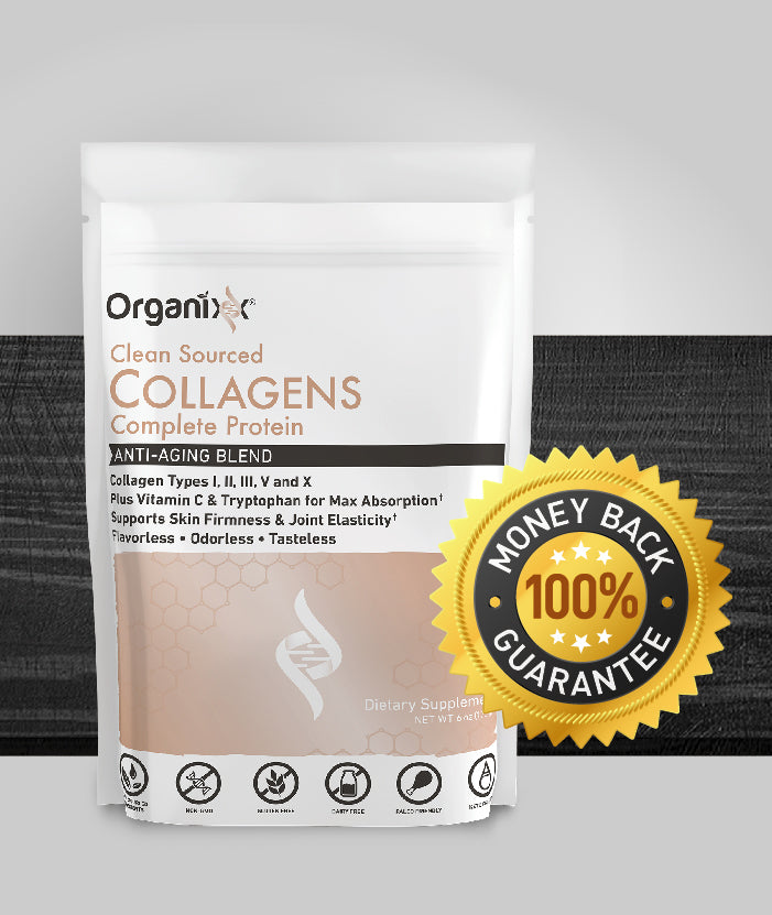 Clean Sourced Organic Collagens Powder Organixx 6825