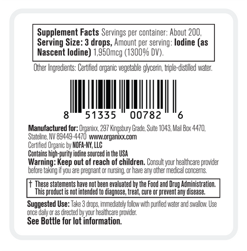 Iodine information online