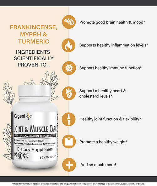 Joint & Muscle Care – Organic 3-in-1 Inflammation Breakthrough